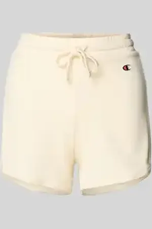 Champion Sweatshorts met labeldetail