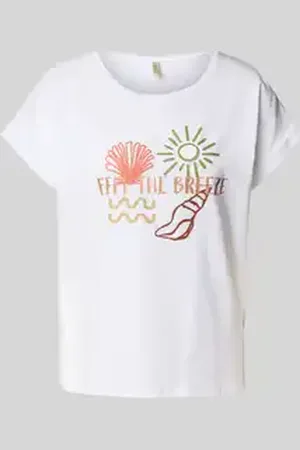 soyaconcept T-shirt met ronde hals, model 