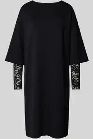 soyaconcept Knielange jurk in dubbele-laagjeslook