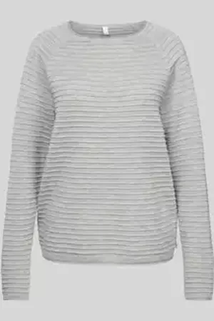 QS by s.Oliver Gebreide pullover met structuurmotief