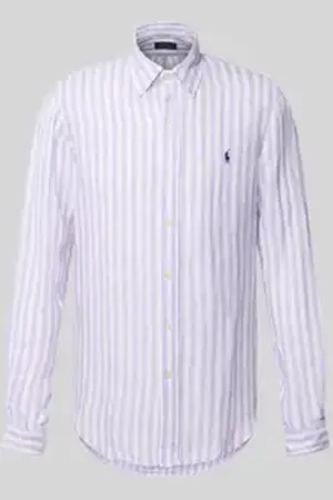 Ralph Lauren Custom fit linnen overhemd met button-downkraag