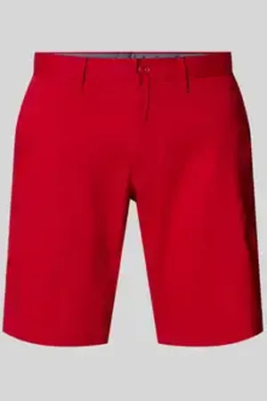 Tommy Hilfiger Slim fit korte chino van een mix van katoen en elastaan