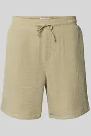 Jake*s Regular fit korte broek met elastische band