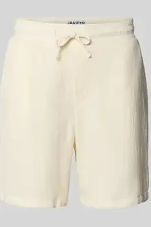 Jake*s Regular fit korte broek met elastische band