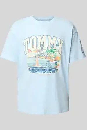Tommy Hilfiger Relaxed fit T-shirt met motiefprint