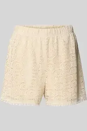 VERO MODA Regular fit korte broek met etskanteffect, model 