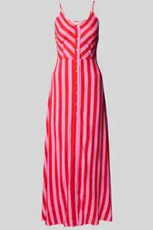 Y.A.S Maxi-jurk van viscose met knoopsluiting