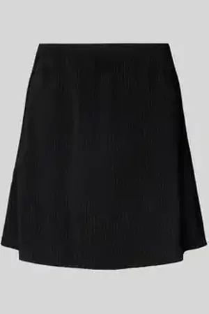 Pieces® Uitlopende minirok van crêpe afwerking, model 