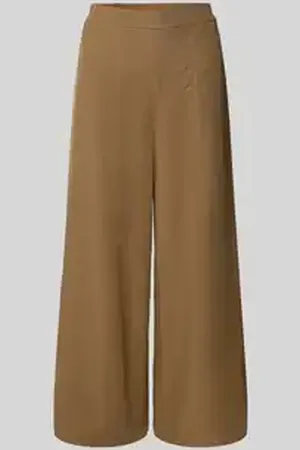 Marc O’ Polo Wide leg culotte van een mix van lyocell en linnen