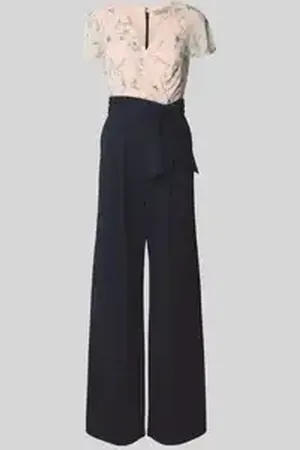 Christian Berg Jumpsuit met V-hals