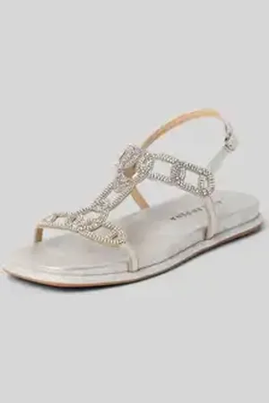 Alma en Pena Sandalen met strass-steentjes
