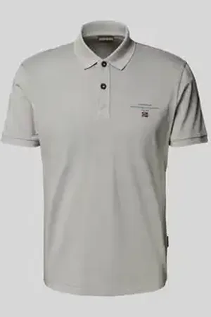 Napapijri Regular fit poloshirt met labelstitching, model 