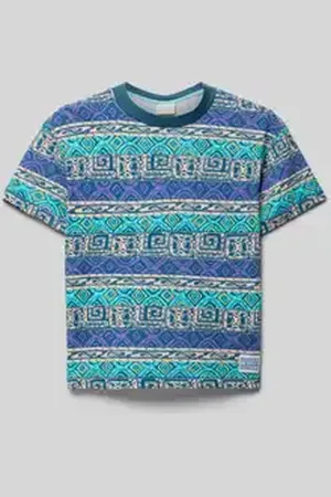 Quiksilver T-shirt met ronde hals en labeldetail