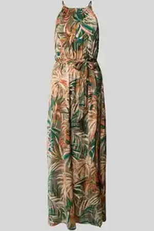 Apricot Maxi-jurk met strikceintuur