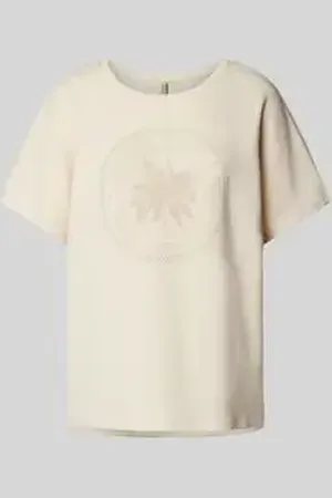 soyaconcept Sweatshirt met labelprint, model 
