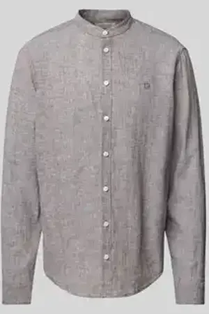 Casual Friday Slim fit vrijetijdsoverhemd van linnen, model 