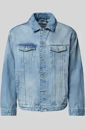 Review Regular fit jeansjack van puur katoen