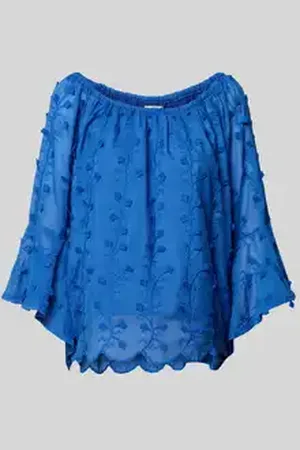 Apricot Blouseshirt met siergarnering