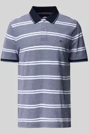 Fynch-Hatton Regular fit poloshirt met labelstitching