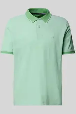 Fynch-Hatton Poloshirt met labelstitching