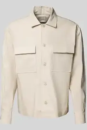 Calvin Klein Regular fit overhemdjack met borstzakken