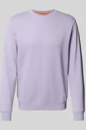 HUGO BOSS Sweatshirt met logodetail, model 