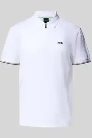 HUGO BOSS Poloshirt met labeldetail, model 