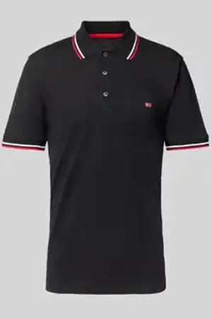 Christian Berg Poloshirt met labelstitching