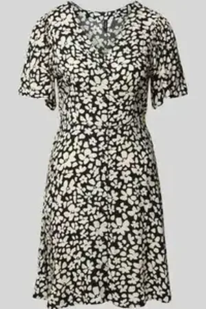 VERO MODA Getailleerde mini-jurk van pure viscose, model 
