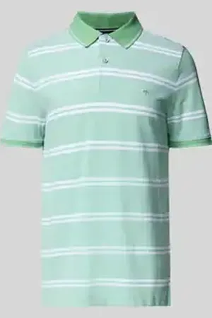 Fynch-Hatton Regular fit poloshirt met labelstitching