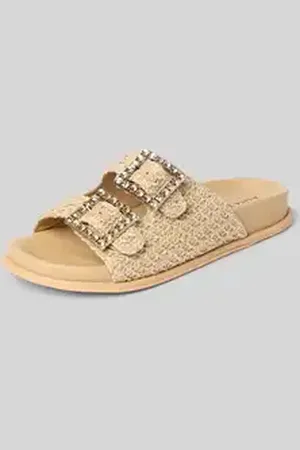 Alma en Pena Slippers in gevlochten look
