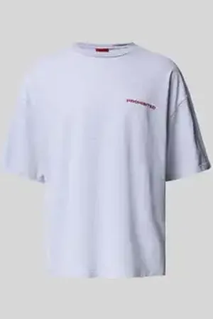 Prohibited Relaxed fit T-shirt met extra brede schouders