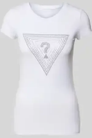 Guess T-shirt met siersteentjes