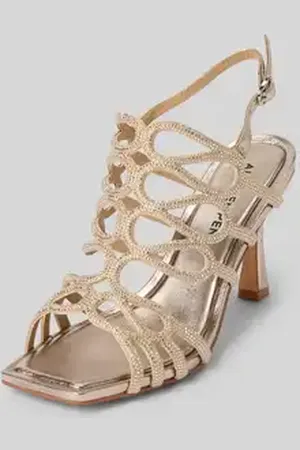 Alma en Pena Sandalen met strass-steentjes