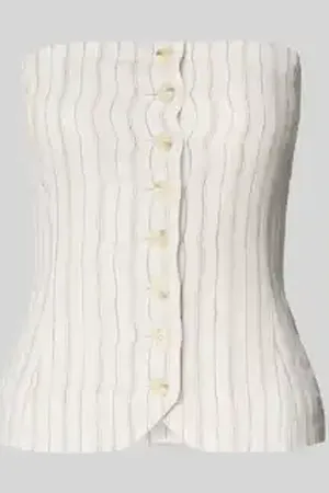 Samsøe Samsøe Off shoulder-blouse met knoopsluiting, model 