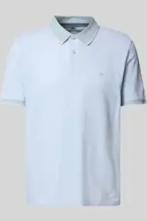 Fynch-Hatton Poloshirt met labelstitching