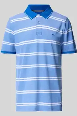 Fynch-Hatton Regular fit poloshirt met labelstitching