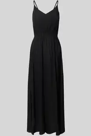Ichi Maxi-jurk met afgeronde V-hals, model 