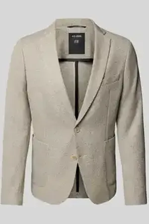 QS by s.Oliver Slim fit colbert van gemêleerde jersey