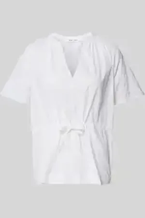 Samsøe Samsøe Regular fit blouse met V-hals, model 