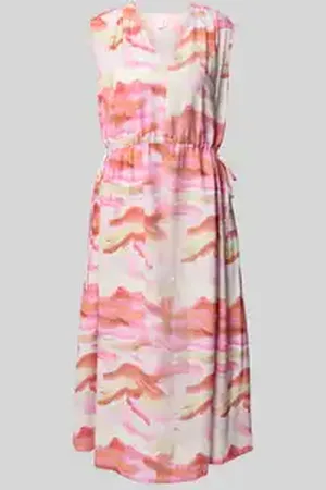 Y.A.S Midi-jurk met V-hals, model 