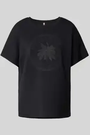 soyaconcept Sweatshirt met labelprint, model 