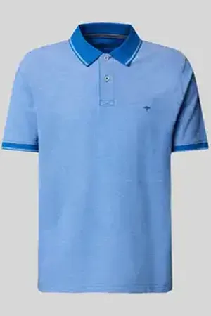 Fynch-Hatton Poloshirt met labelstitching