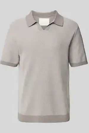 JACK & JONES Regular fit poloshirt met V-hals