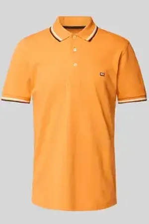 Christian Berg Poloshirt met labelstitching