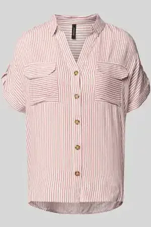 VERO MODA Regular fit overhemdblouse van pure viscose, model 
