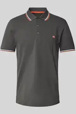 Christian Berg Poloshirt met labelstitching