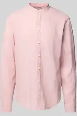 Casual Friday Slim fit vrijetijdsoverhemd van linnen, model 