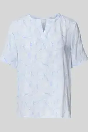 Christian Berg Slim fit blouseshirt met tuniekkraag