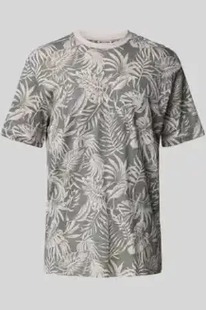 Only & Sons T-shirt met geribde ronde hals, model 